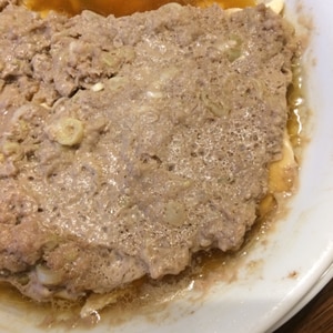 ひき肉と豆腐のレンジ蒸し